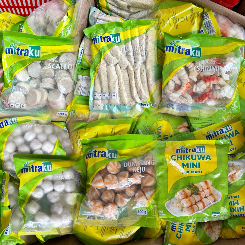 

MITRAKU FISH ROLL / Shrimp tail / bakso ikan / dumpling aneka rasa / dumpling keju / scallop