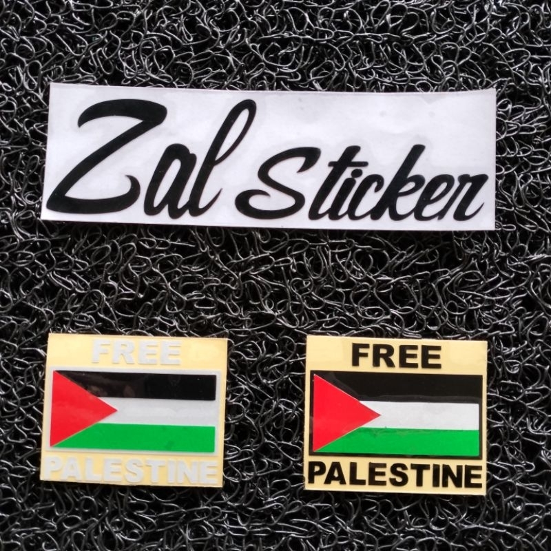 

sticker bendera Palestina free Palestine sticker cutting