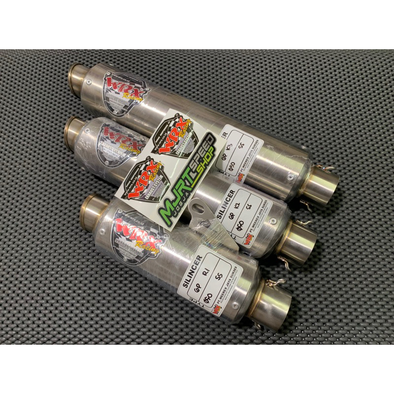 SILENCER WRX ORIGINAL TYPE GP R1 - K2 - K3 STAINLESS (SILINCER ONLY)