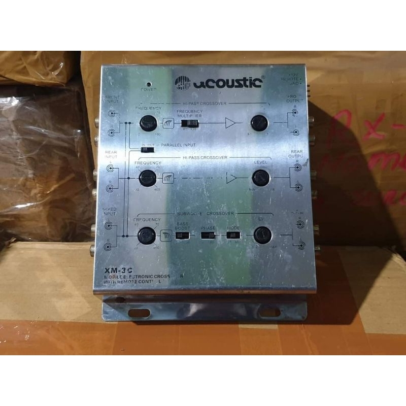 Crossover aktif 3way acoustic xm3c