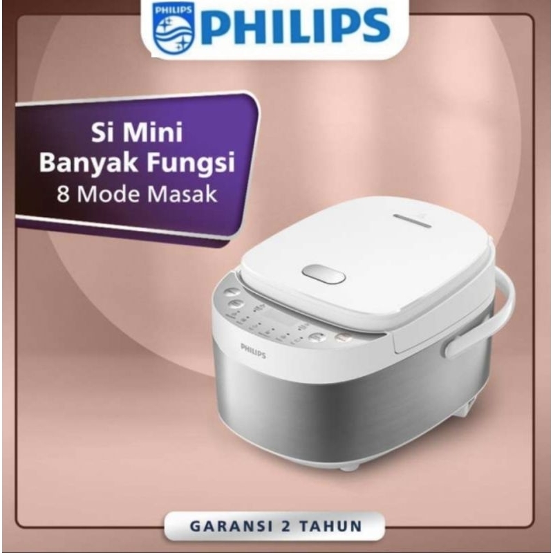 MAGIC COM PHILIPS MINI 0,85L RICE COOKER DIGITAL HD3170/33 MINI/ WHITE