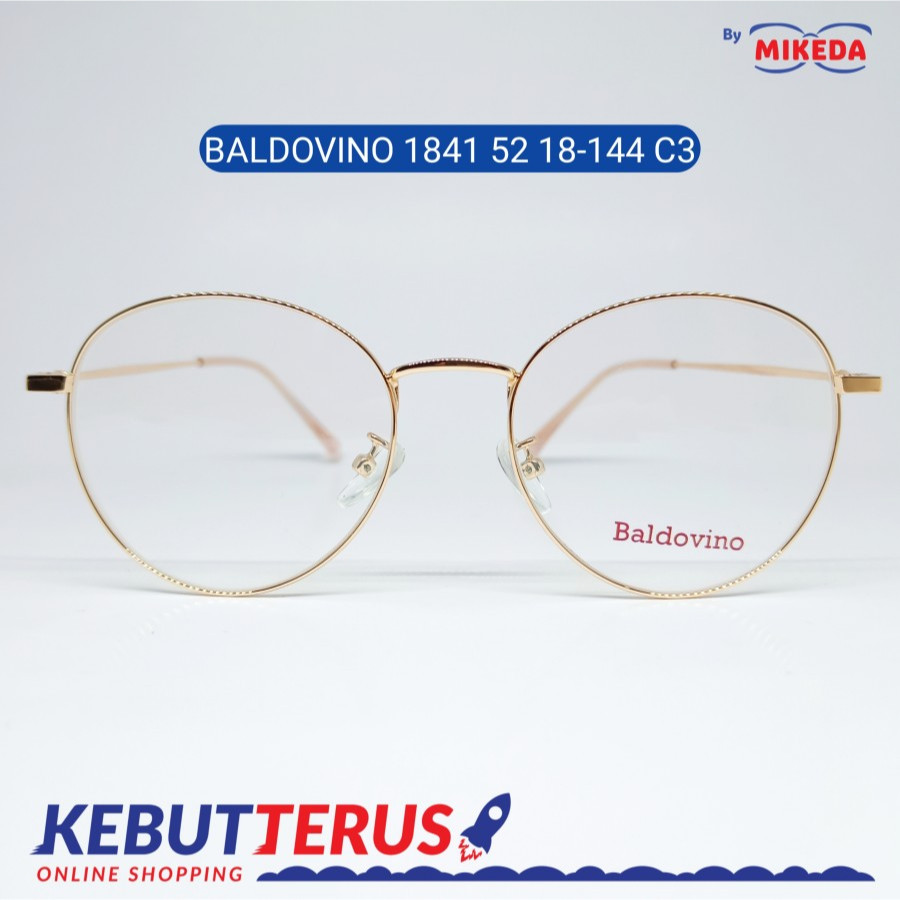 Mikeda-FRAME KACAMATA BALDOVINO 1841 C3 + LENSA(MINUS/CYLINDER)