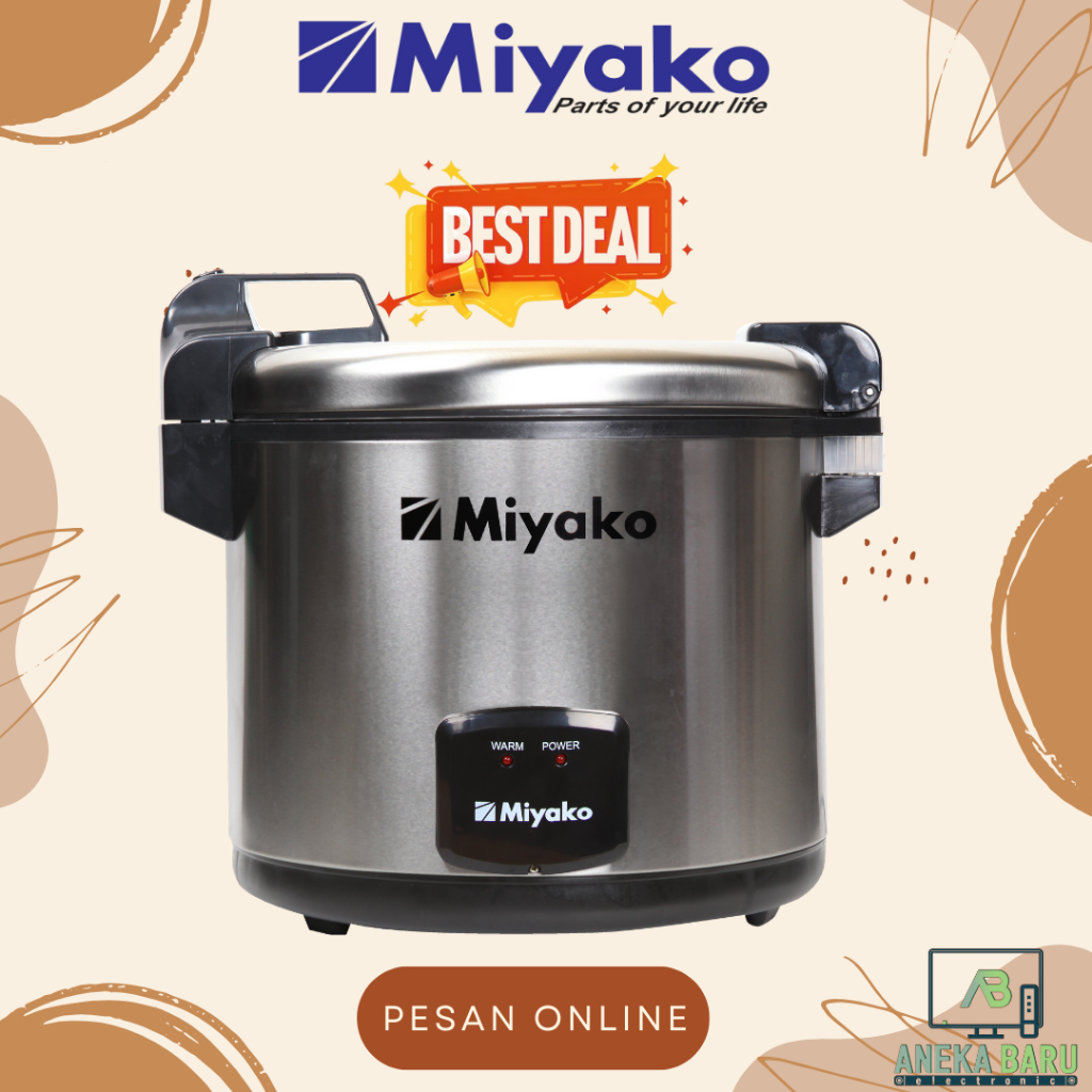 [READY & COD] Miyako Penghangat Nasi Rice Warmer Jar MJG-201 / MJG201 / MJG 201 (20 Liter)