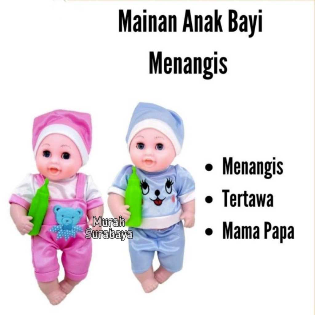 Mainan Anak Boneka Bisa Nangis Di Tekan Bagian Dada B760 | Mainan Anak Terbaru Yang Lucu Dan Bagus M