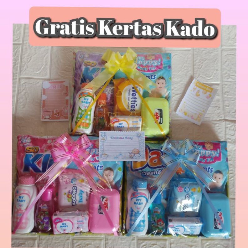 ✨12.12✨ kado bayi baru lahir/hampers bayi baru lahir/parsel bayi baru lahir/sabun peralatan mandi ba