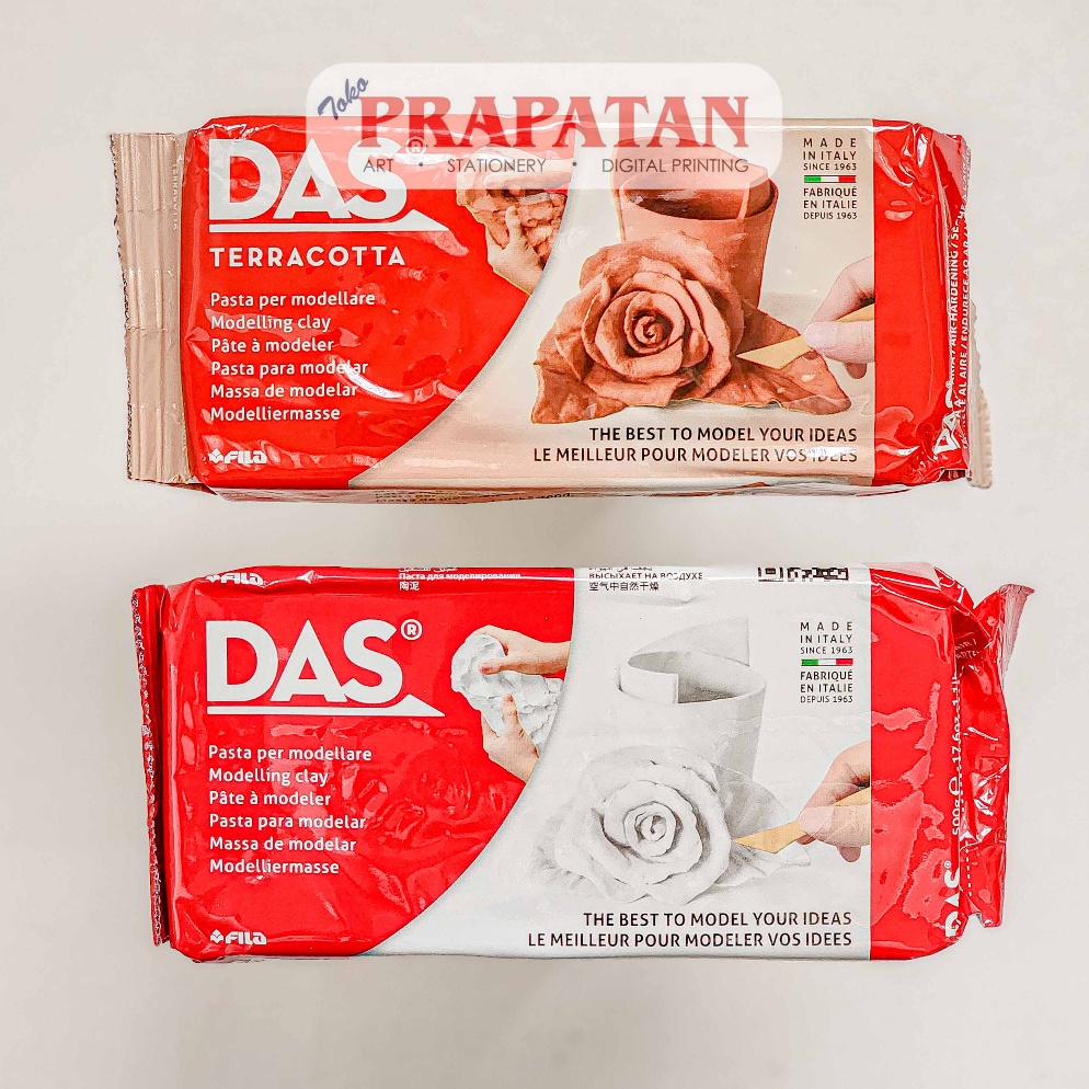 

[PRODUK-RIILM35] Das Modelling Clay 500g | Das Clay | Tanah Liat | Pottery ↑COD