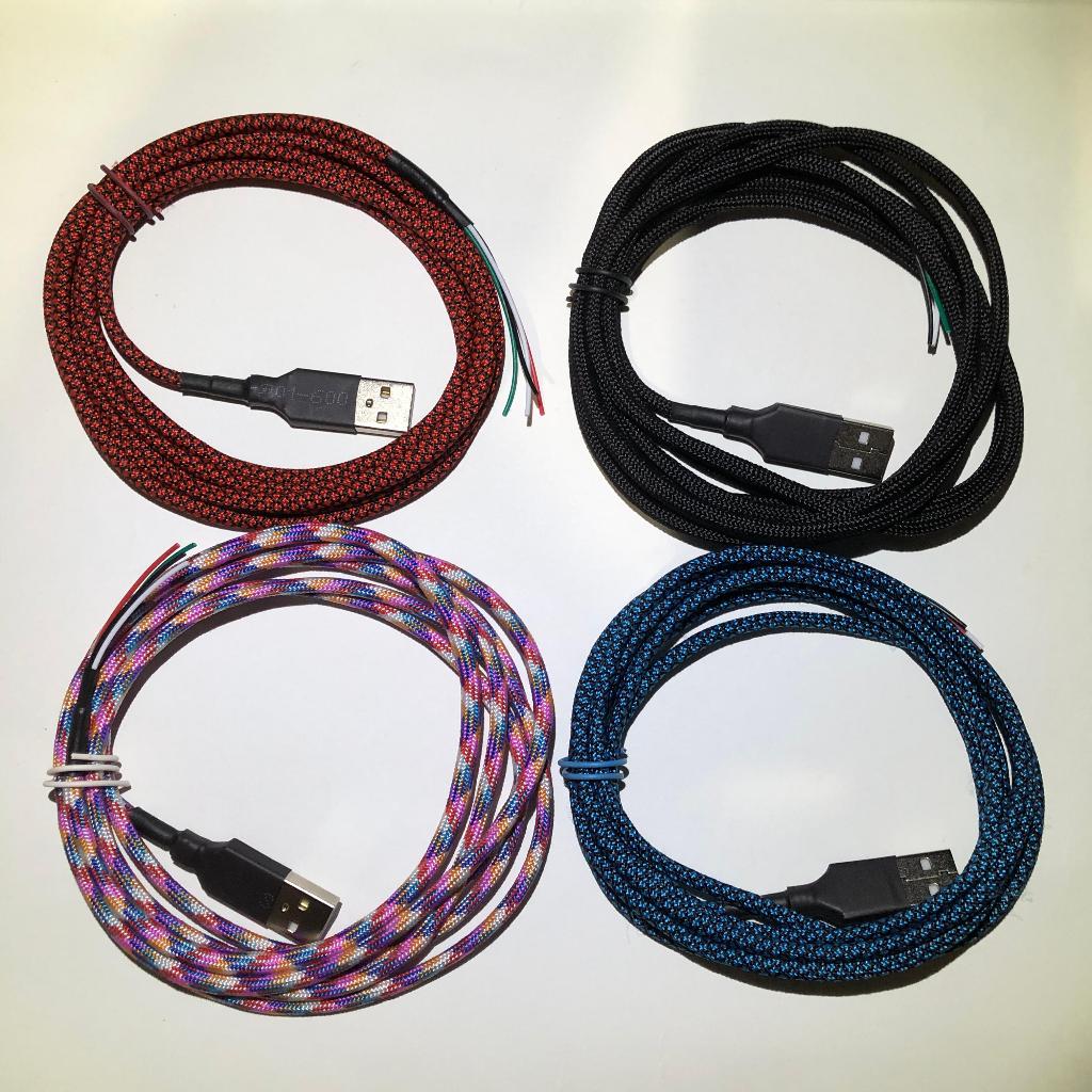 Cable Mouse Replacement Braided For Logitech Razer Steelseries etc