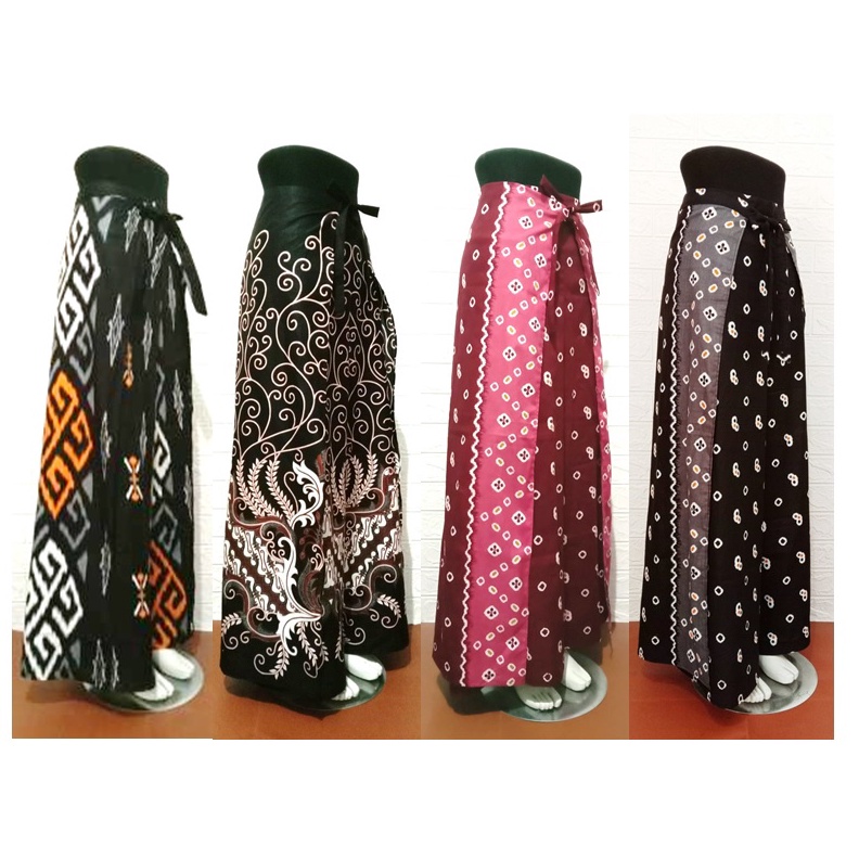 Terlaris WRAP PANTS / CELANA IKAT BATIK KATUN HALUS gas 