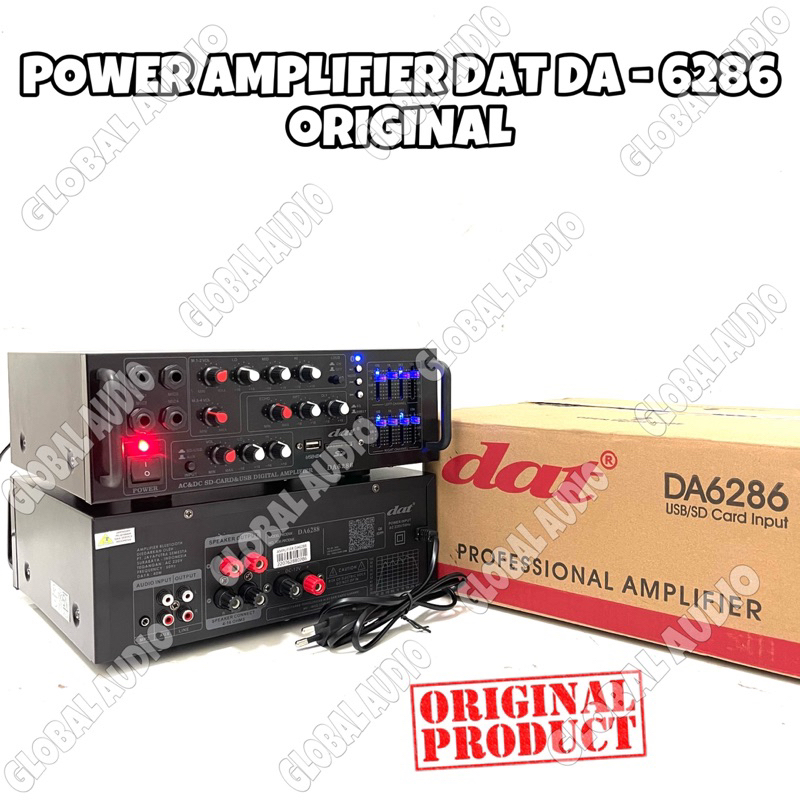 Power Amplifier Karaoke Dat Da 6286 Original Amplifier Dat Da6286 DT6286 ( Bisa COD )