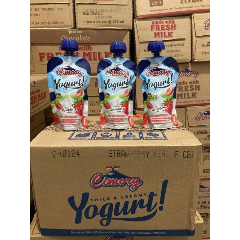 

RB 1 Dus Cimory Yogurt Squeeze Varian Lengkap 120 gram ( 1 Karton isi 24 Pc) Semua Ekspedisi