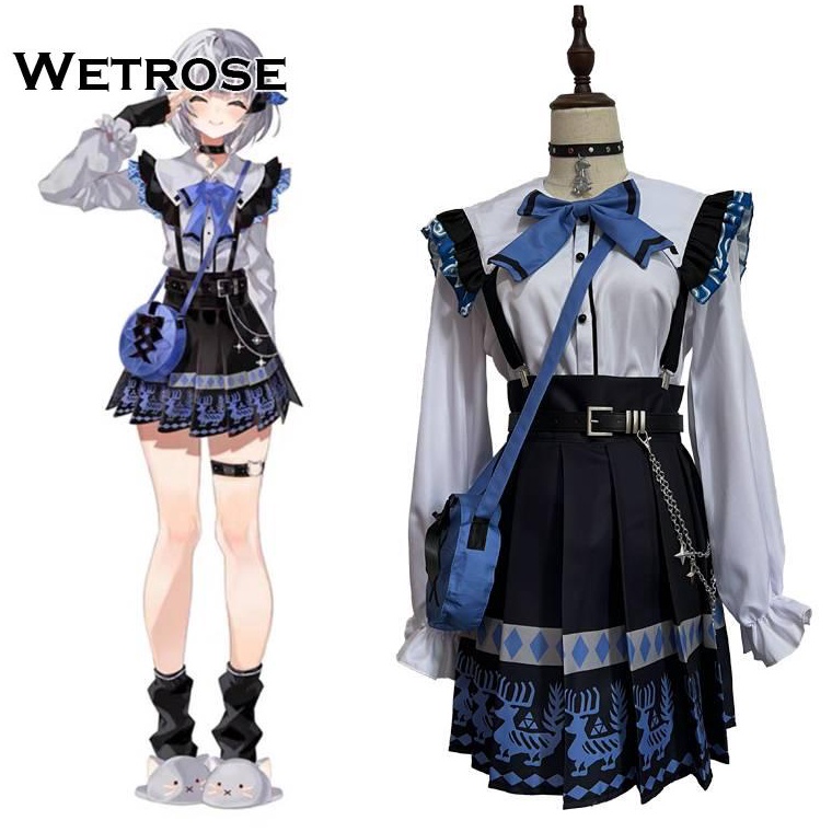 【Wetrose】Hololive ID Vtuber Vestia Zeta Nusantara 2023 New Outfit Costume Cosplay Set Kostum Wanita 