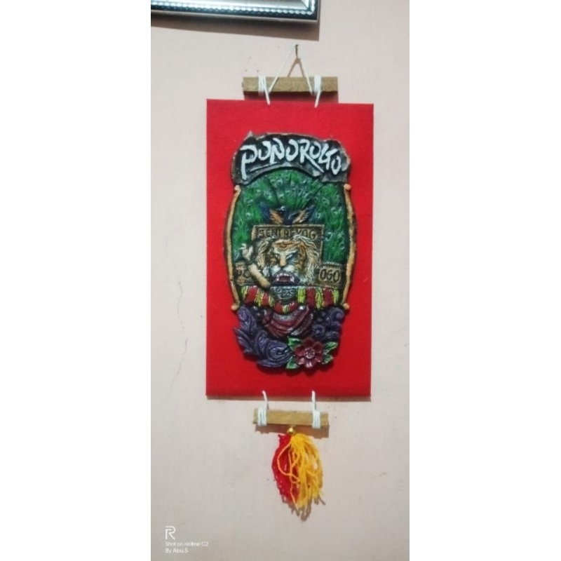 Cod hiasan dinding relif REOG PONOROGO