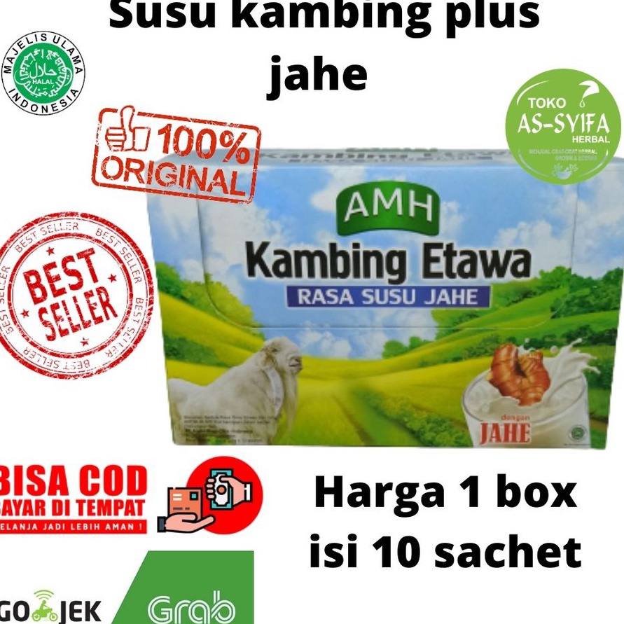 

ZXWV3230 TERMURAH Susu Kambing Etawa AMH Plus Jahe asli