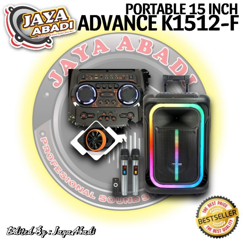 SPEAKER PORTABLE 15INCH ADVANCE K1512F ORIGINAL