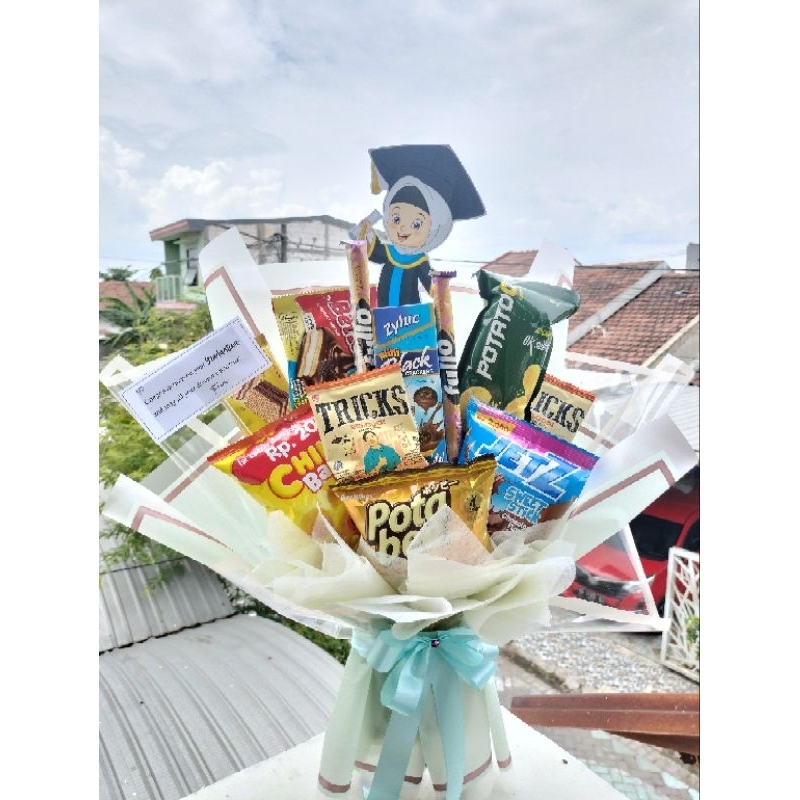 

Buket Snack / Buket Wisuda / Buket Ulang Tahun/ Buket hari ibu