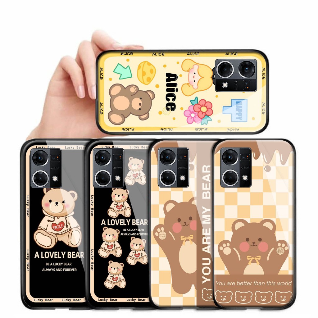 Case Kaca Reno 7Z 5G - Kesing Hp  Reno 7Z 5G  - Case Kaca Kilau Reno 7Z 5G  - Case VIVO Y36 (GC80)