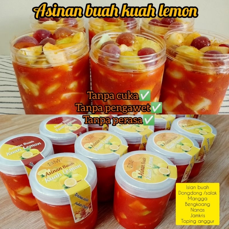 

ASINAN BUAH KUAH LEMON