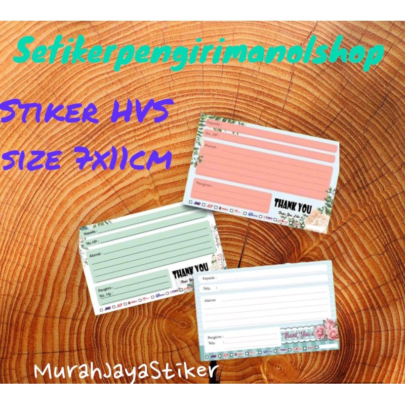 

(50pcs) Stiker pengirim/Stiker Label pengiriman olshop