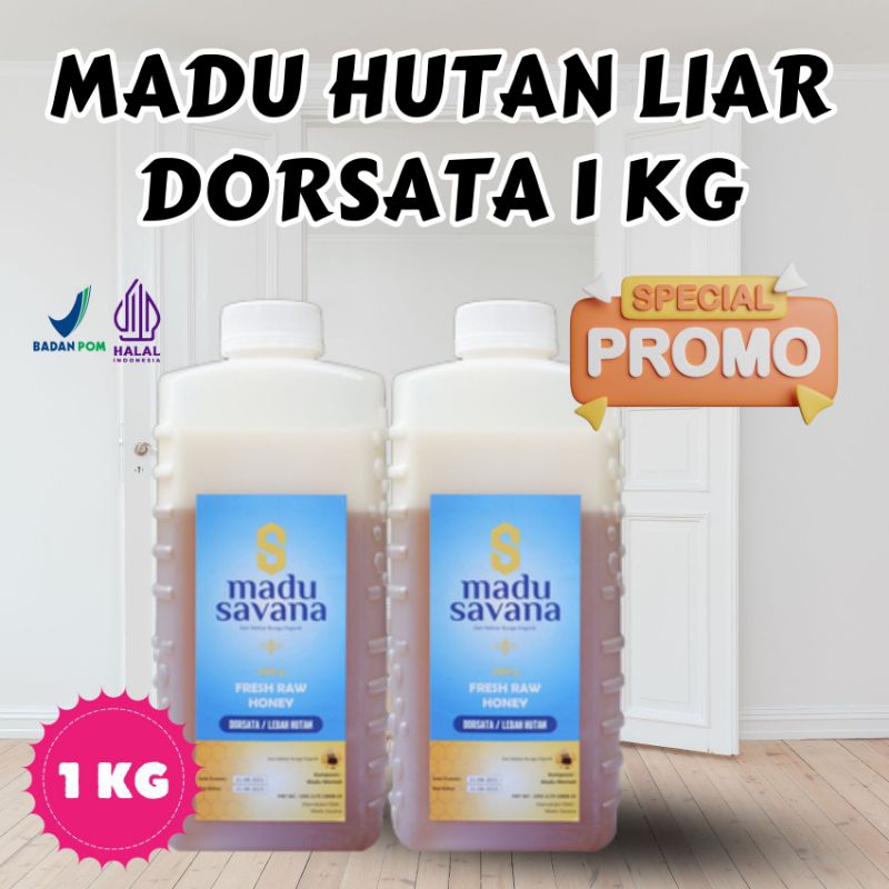 

Madu Hutan Liar 1kg Savana Dorsata Alami