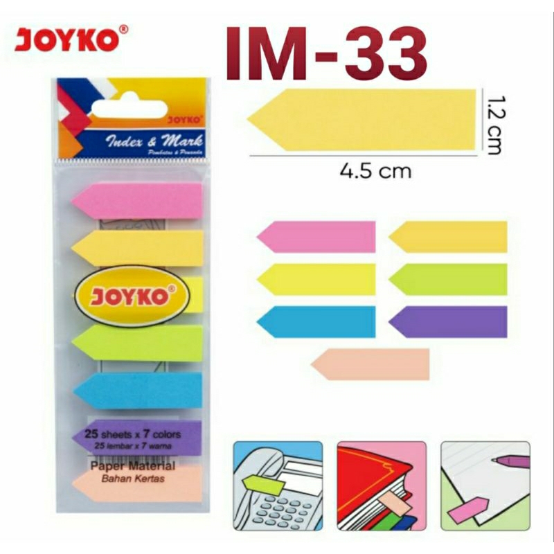 

Index & Mark / Penanda / Pembatas Joyko IM-33 / Kertas [ MS ]