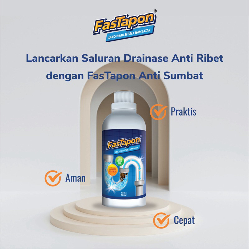 Fastapon anti mampet toilet wastafel saluran