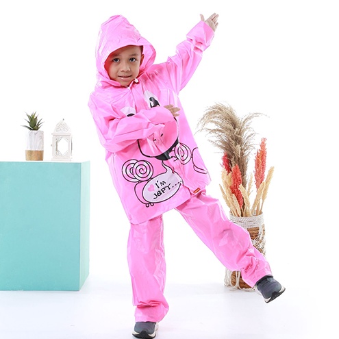 12.12 Fasion sale Jas Hujan Anak 5-7 Tahun Mantel Hujan Anak Perempuan 