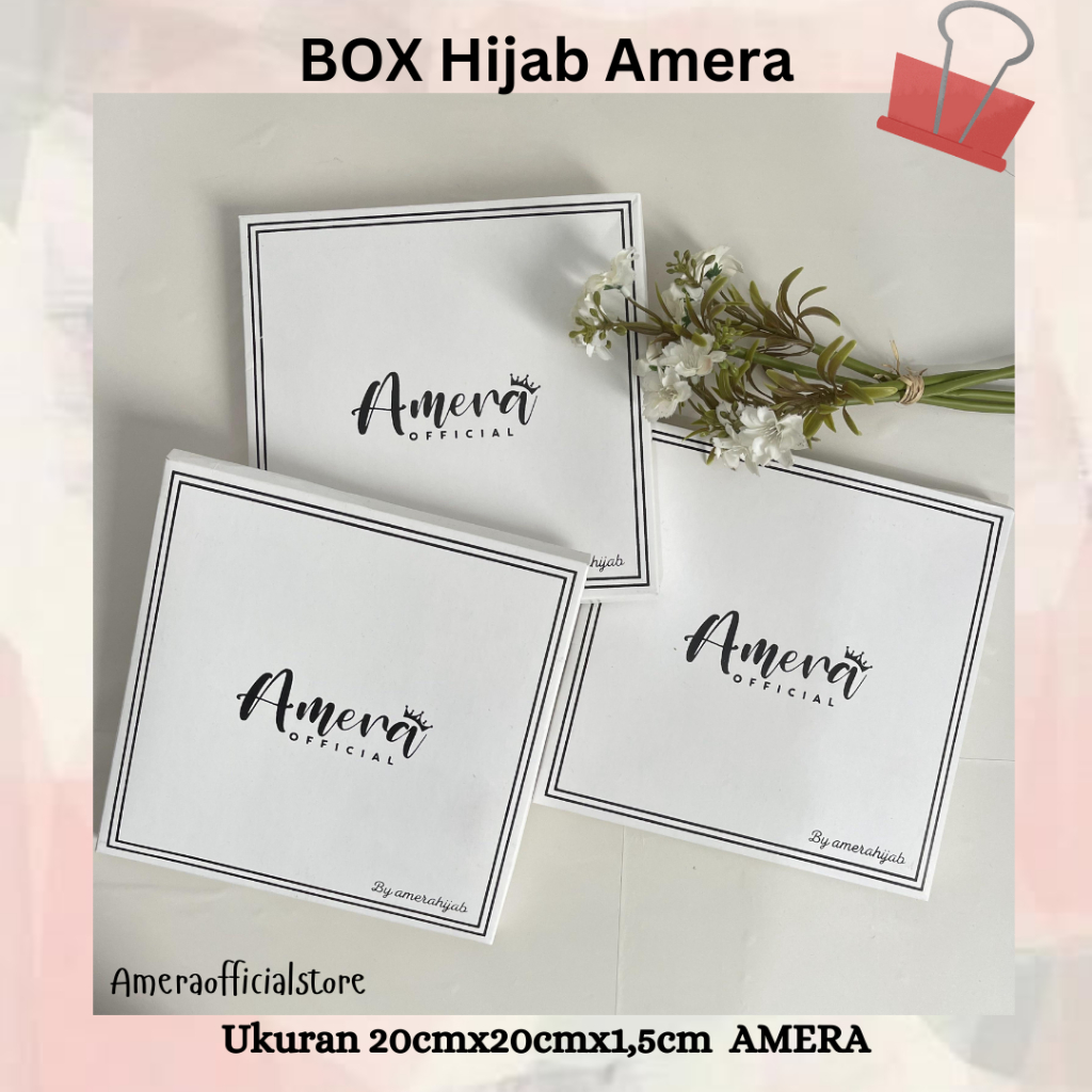 

Box Hijab Ameraofficialstore, Box Kado Hampers Hijab untuk Hadiah