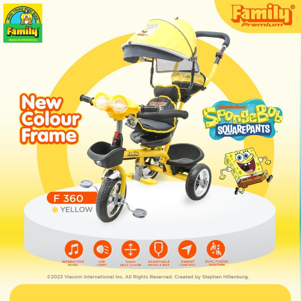 Sepeda Anak Roda 3 Family f 360/ Sepeda Anak Family