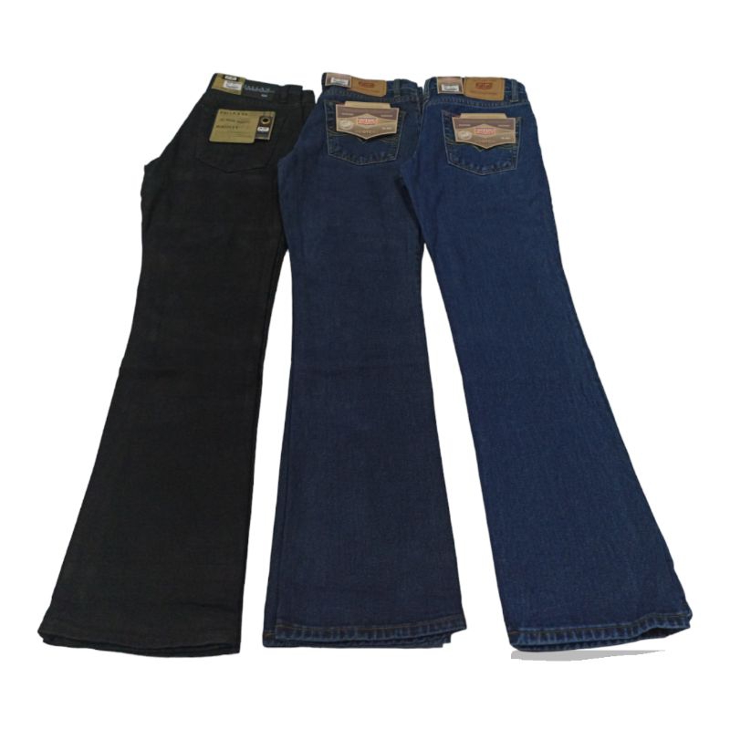 CELANA JEANS MODEL CUTBRAY/BOOTCUT PRIA MEREK FALLAS ORIGINAL SIZE 28-32