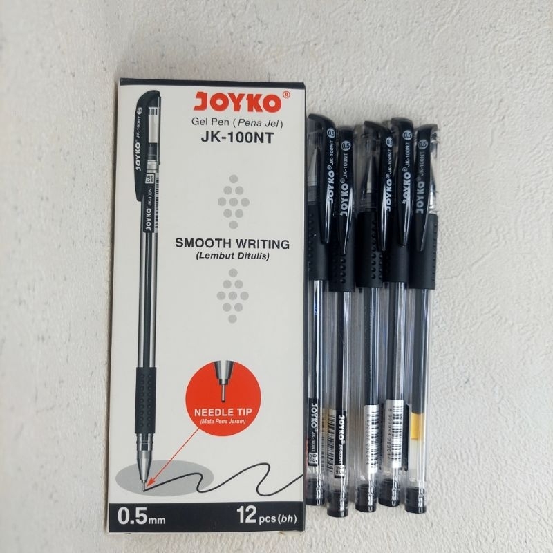 

Pulpen gel mata lancip 0,5mm JOYKO JK-100NT/per pak