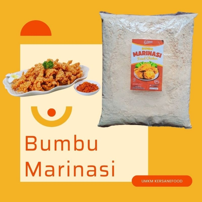 

Bumbu Marinasi, gorengan menjadi empuk, gurih, harum bawang putih, 400 gram.