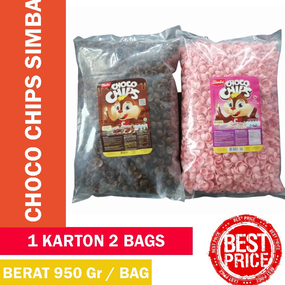 

Best Seller Choco Crunch / Choco Chips / Coco Simba Bulky Richeese Nabati 950Gram Murah Kualitas Terbaik 95