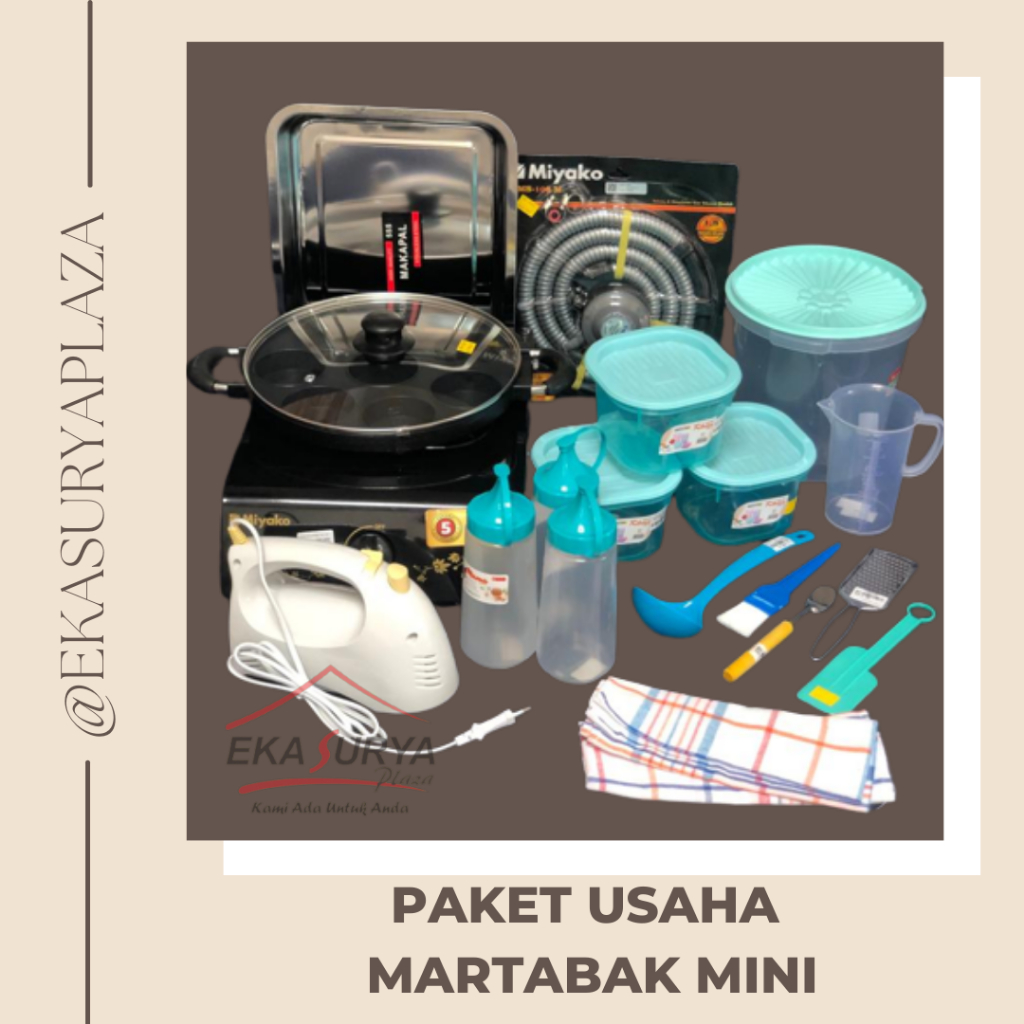 Paket Usaha Martabak Mini Hemat/Martabak Mini Peralatan/Peralatan Martabak Mini