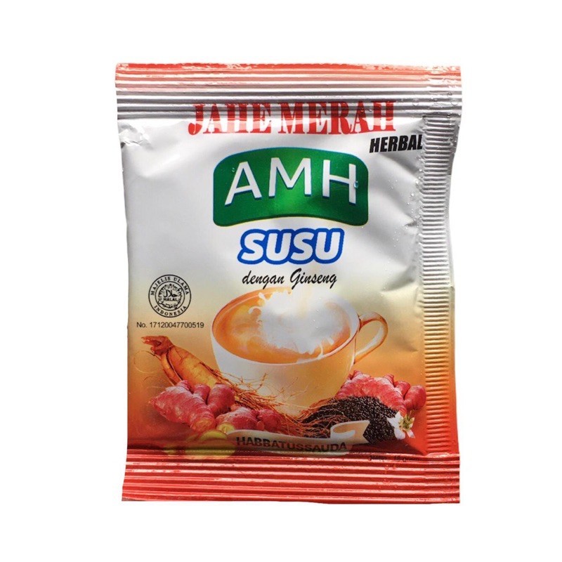 

AMH Susu Jahe Merah Ginseng Amanah [ 18 Gr] / 1 Pc