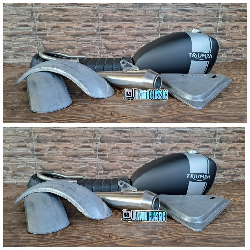 Tangki Custom Triumph Bobber Paket Bobber Scrambler motor japstyle custom Triumph