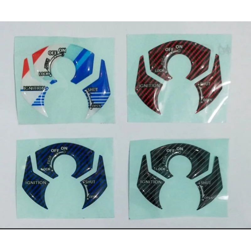 STIKER TIMBUL KUNCI KONTAK SATRIA FU FACELIFT TAHUN 2013-2015