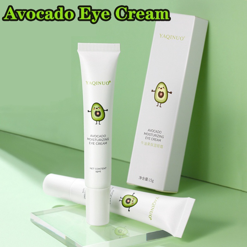 ✨12.12✨ BISA COD / YAQINUO AVOCADO MOUSTURIZING EYE CREAM / KRIM PENGHILANG MILIA LEMAK BAWAH MATA/K
