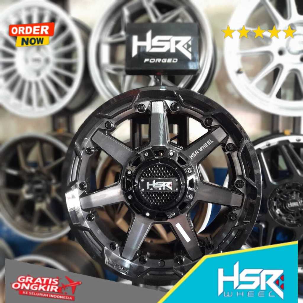 Velg Mobil Fortuner,Pajero,Hilux,Prado,Rangger R17 Velg HSR Dolago Ring 17