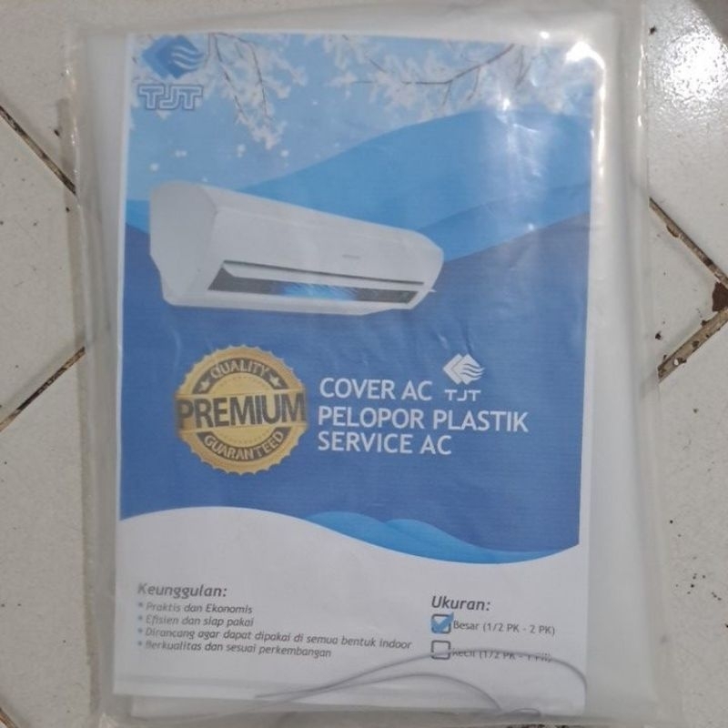 plastik cuci AC untuk AC ukuran ½PK sd 2PK