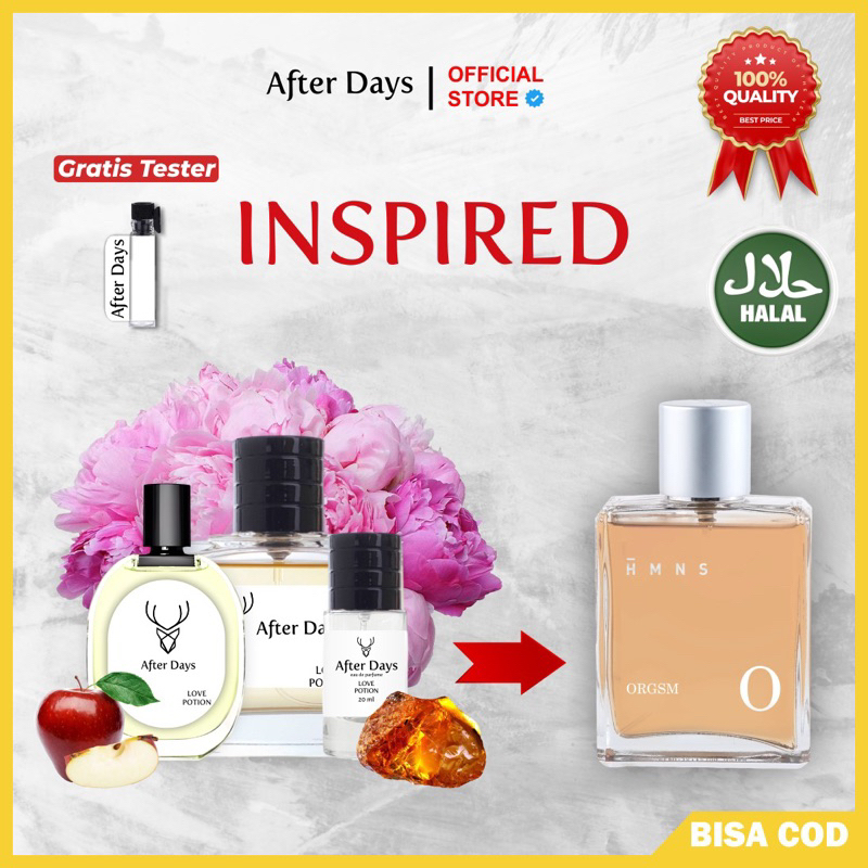 Parfum Wanita Tahan Lama Penarik Laki-Laki Aroma Feminin, Mewah, Fresh Segar by After Days - inspire