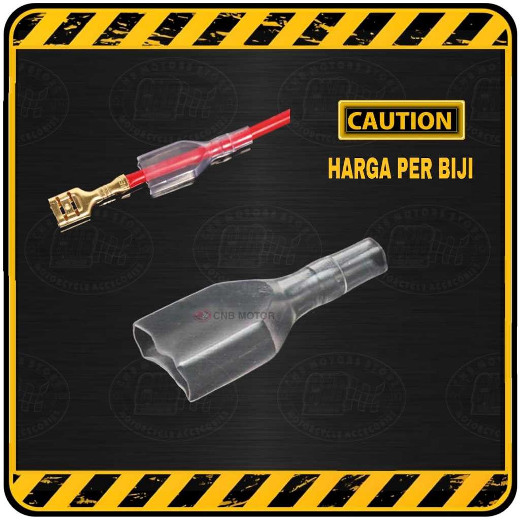 Karet Cover / Kondom Insulator Sekun / Skun Terminal Kabel Motor Gepeng besar