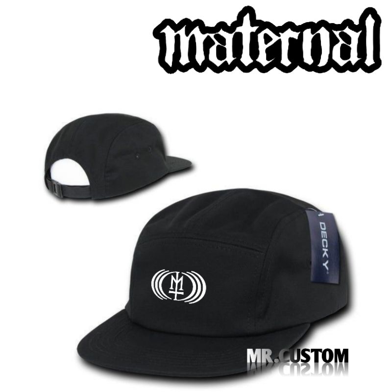 Topi 5 Panel Maternal Disaster - Topi Five Panel Casual Maternal Pria Dan Wanita