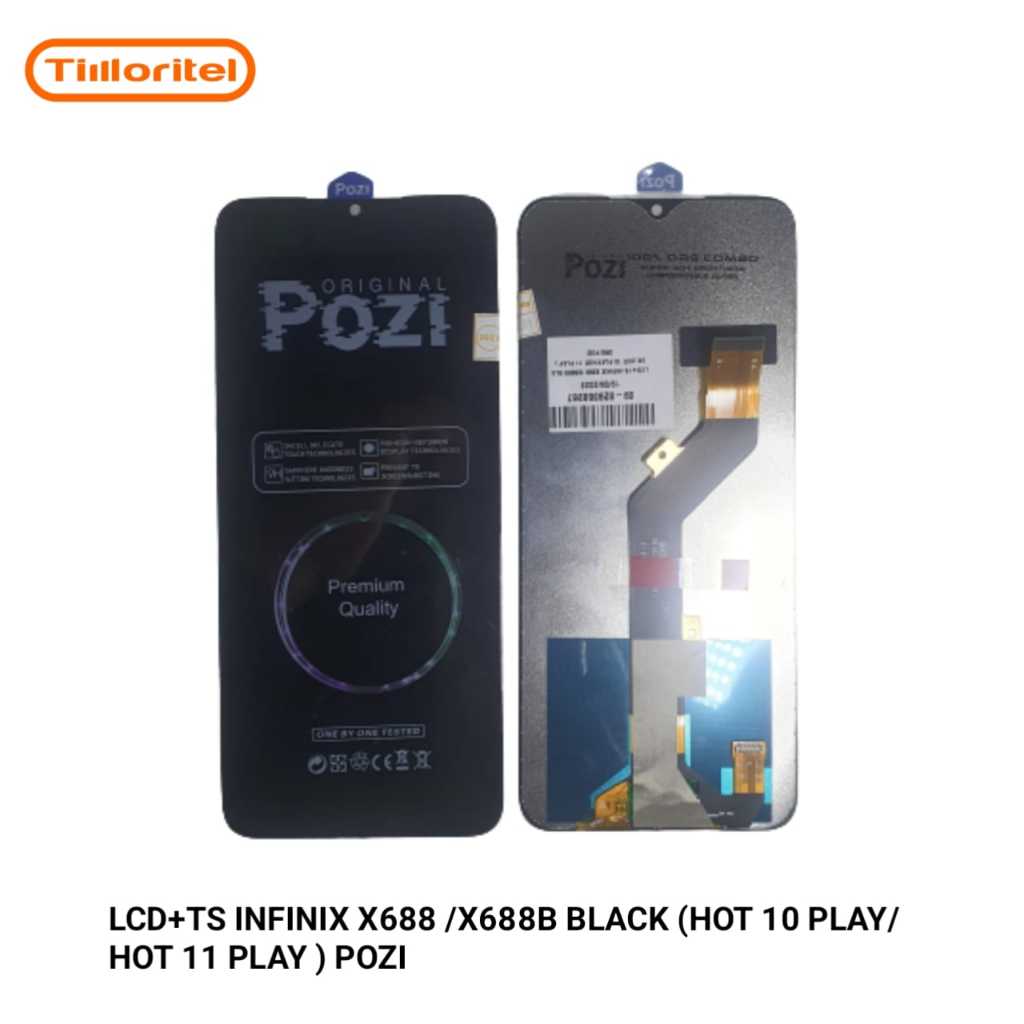 POZI - Lcd Infinix X688 / X688B (Hot 10 Play / Hot 11 Play ) Fullset Touchscreen