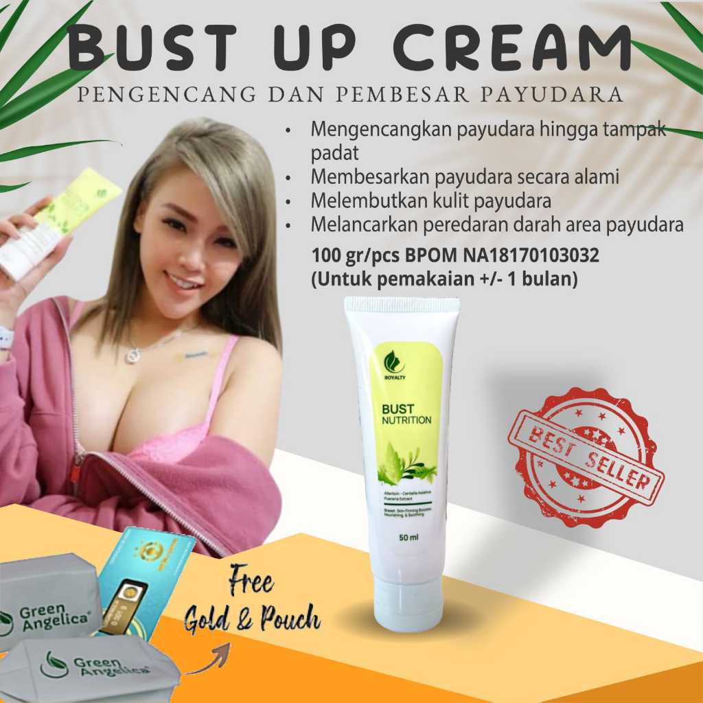 Royalty Cosmetic - Bust Up Cream Krim Pembesar Pengencang Payudara 100 gram