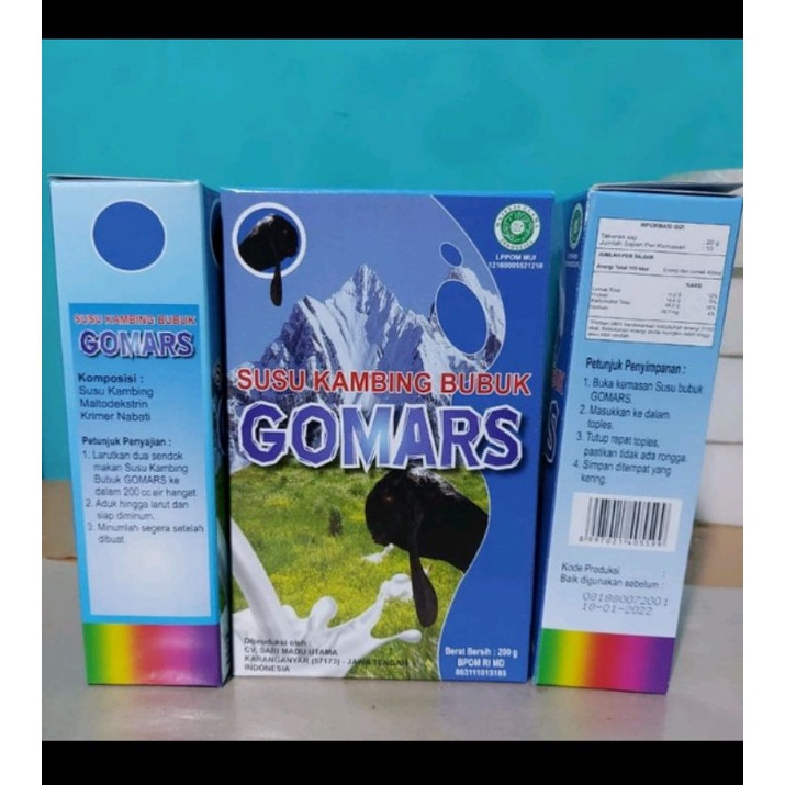 

Susu Kambing Gomars vanilla