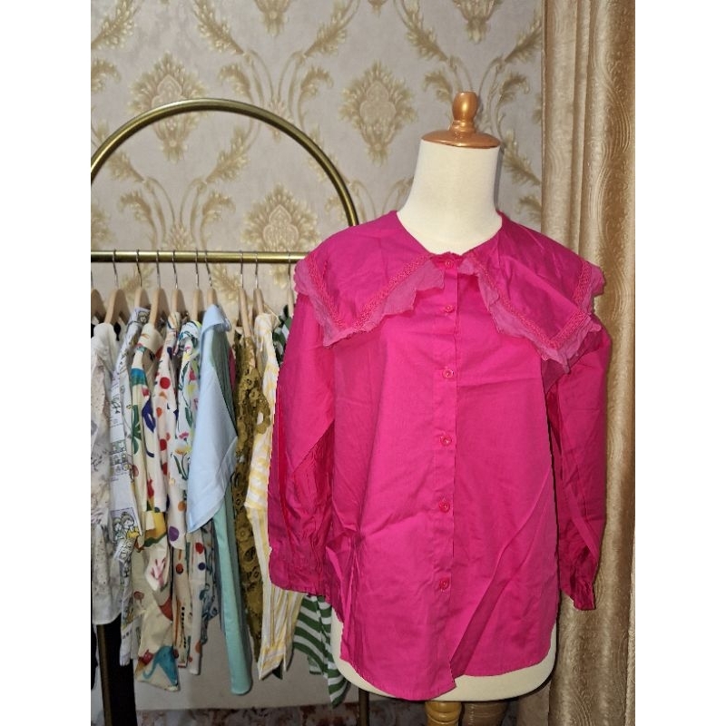 kemeja Fuschia