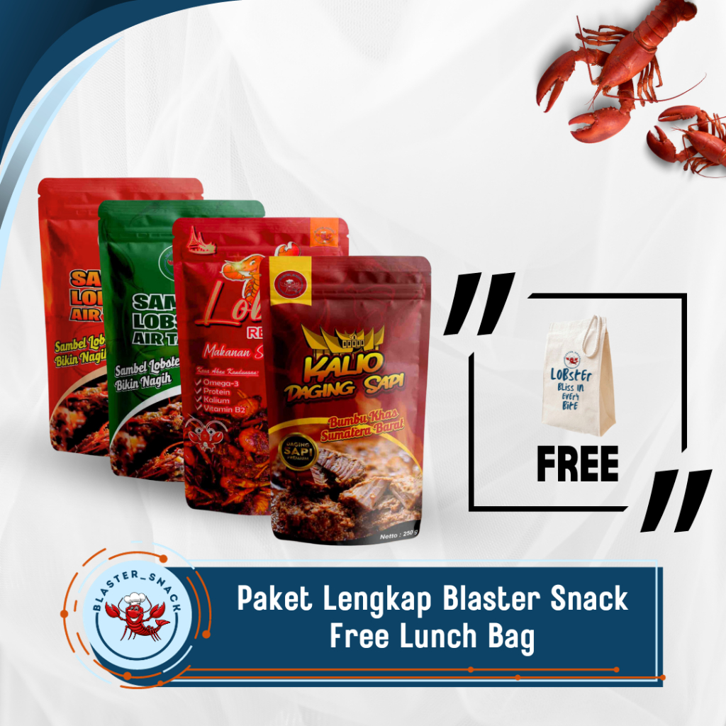 

[Free Lunch Bag] Paket Lengkap Blaster Snack Siap Saji