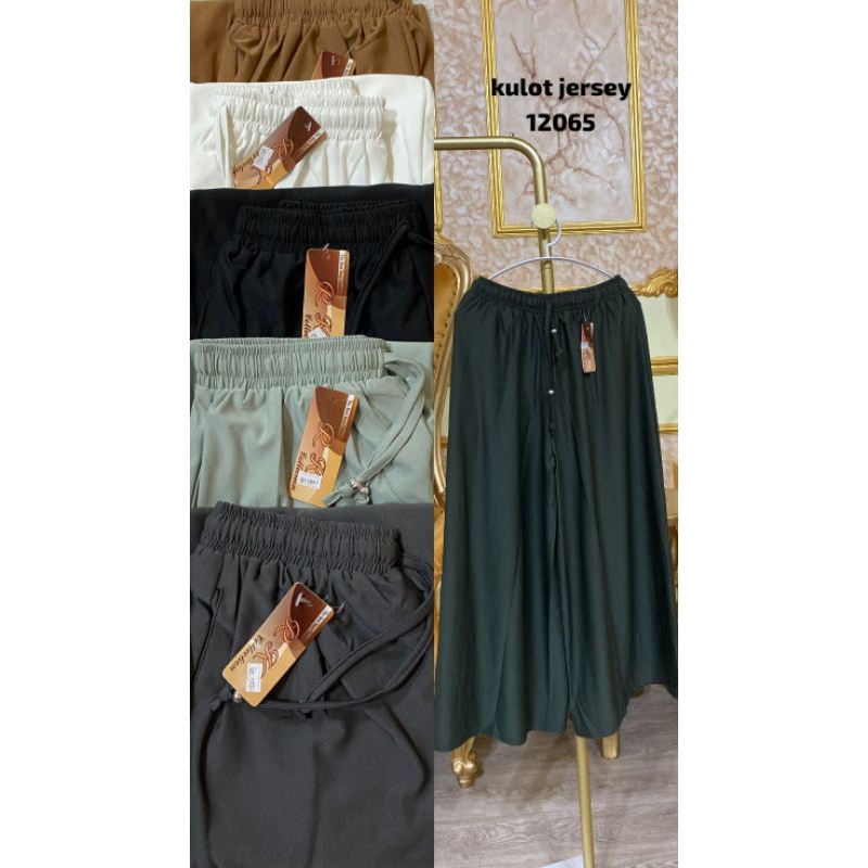 celana kulot jersey celana wanita kulot jersey
