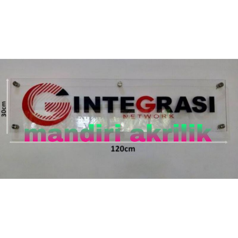 

papan nama akrilik pt custom