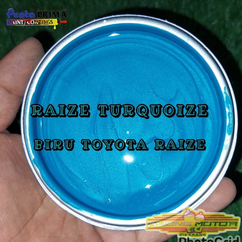 Cat Penta Oto/Cat Duco PU TT-5127 Raize Turquoise (Biru Toyota Raize)